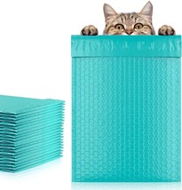 25 ct Teal Poly Bubble Mailers 9.5x13.5 #4 Self Sealing Cushion Padded Envelopes - £23.18 GBP