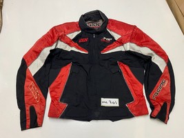 iXS Textile Motorcycle Jacket Black/Red Label XL Armpit/armpit 25&quot; (mc701) - £43.10 GBP