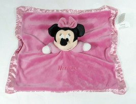 Minnie Mouse Rattle Disney Pink Lovey Security Blanket - £18.35 GBP