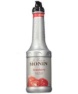 Monin Strawberry Puree Fruit Puree, 1 Liter (01-0409) Category: Drink Sy... - £33.03 GBP