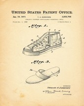 8741.Decoration Poster.Home interior wall art.Invention patent.Basketball shoes - £12.67 GBP+