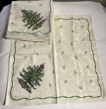 Spode Christmas Tree 20&quot; x 20&quot;  Cloth Napkins Set of 8 - £15.57 GBP