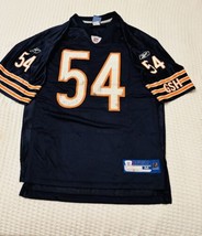 Chicago Bears Brian Urlacher Jersey Medium Mens Reebok Navy Blue Jersey - $26.34