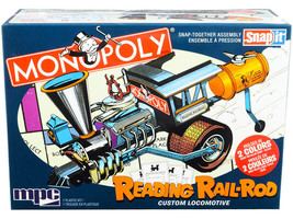 Skill 1 Snap Model Kit Reading Rail Rod Custom Locomotive &quot;Monopoly&quot; 1/25 Sca... - £36.96 GBP