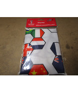 NWT FIFA World Cup 2022 Soccer Drawstring Sling Tote Bag 18&quot; x 14&quot; Multi... - £3.02 GBP