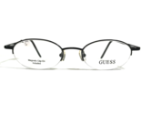 Guess Eyeglasses Frames GU1164&amp;CL BLK Black Round Half Rim 47-19-145 - £37.27 GBP