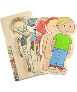 Hape Your Body 5-Layer Wooden Puzzle Boy - £21.19 GBP