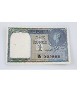 1940 Reserve Banque Du Inde Wwii-Era 1 Rupees Note Pick#25a XF État - $77.54 CAD