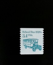 1985 3.4c School Bus, Coil Scott 2123 Mint F/VF NH - £0.77 GBP