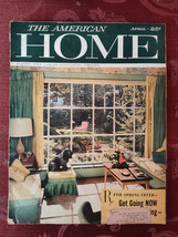 AMERICAN HOME April 1957 Spring Fever Outdoor Living Decorating Gardening - $14.40