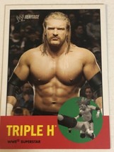 Triple H WWE Heritage Topps Trading Card 2007 #28 - £1.56 GBP