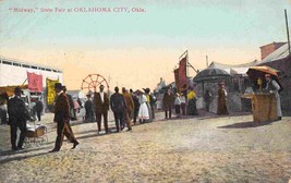Midway State Fair Oklahoma City OK 1910c postcard - $9.85