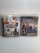 Lot of 2 Play station 3 Virtua Tennis 3 Sega PS3 Sports champions - £4.67 GBP