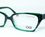 OGI Heritage 7153 1557 Grün Tiger Brille Brillengestell 49-15-140mm Japan - $96.02