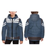 Captain America Kids Hooded Puffer Jacket    - $123.07 CAD