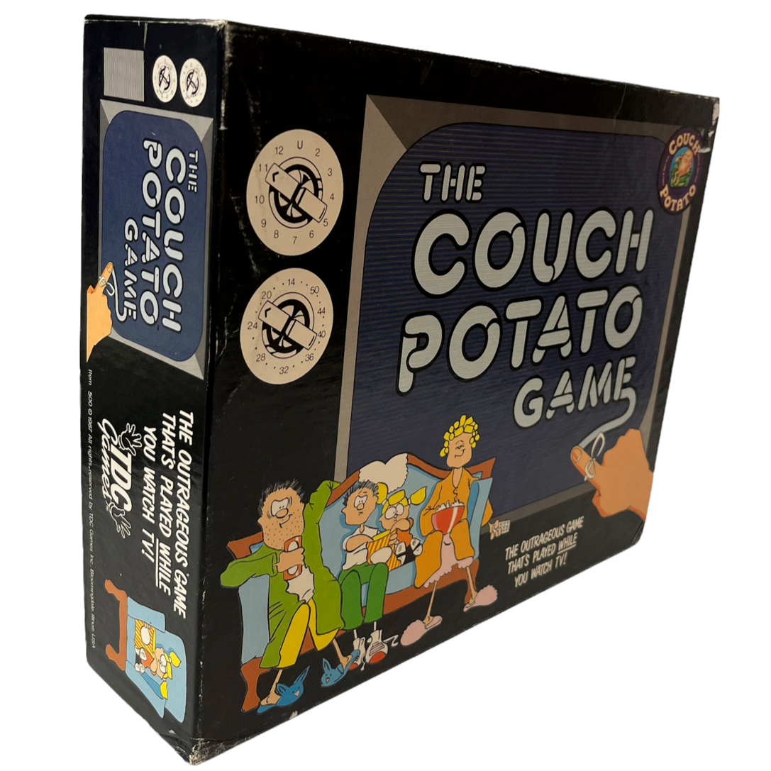 The Couch Potato Game Played While You Watch TV Vintage Board Game 1987 Nice - $21.47
