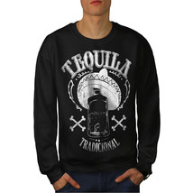 Wellcoda Tequila Traditional Mens Sweatshirt, Mexican Casual Pullover Jumper - £24.32 GBP+