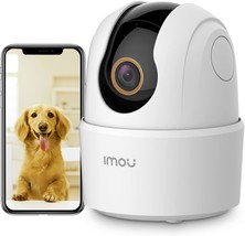 2.5K WiFi Camera Indoor Pet Dog Camera 4MP 360 Home Security Wireless IP... - £58.19 GBP