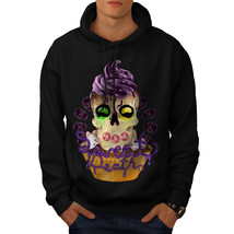 Wellcoda Sweet Death Cupcake Mens Hoodie, Candy Casual Hooded Sweatshirt - £26.11 GBP+