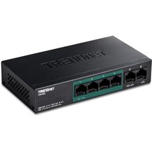 TRENDnet 6-Port Fast Ethernet PoE+ Switch, 4 x Fast Ethernet PoE Ports, 2 x Fast - £58.11 GBP