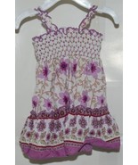 Baby Beri Purple Cream Light Green Flower Dress Bloomer Set 3 6 Month - £11.84 GBP