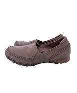 Skechers Relaxed Fit Biker Alumni Flats Shoes Leather Mushroom Comfort W... - £27.24 GBP