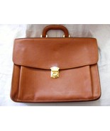 Vintage Terrida Briefcase Laptop Carrier Italian Leather - €205,18 EUR