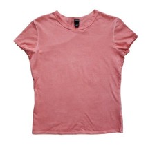 Wild Fable Womens Pink Cotton Short Sleeve Slim Fit T Shirt Tee Top WITH... - £5.13 GBP