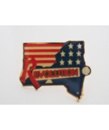 NY Revolution Softball Enamel Over Metal Pin - $6.82 CAD