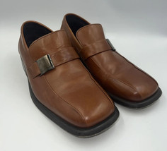 Kenneth Cole Size 11 Brown Men&#39;s Slip On Loafers Dress Shoes - £22.51 GBP