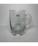 Romania Beer Mug Glass Clear High Ball Art  - $17.91