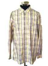 Russell Simmons Dress Shirt Mens Size XXL Argyle Culture Multicolor Cott... - £15.15 GBP