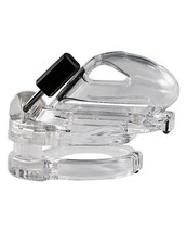 The Vice Male Chasity Locked In Lust Mini Clear Penis Cage V2 - £113.29 GBP