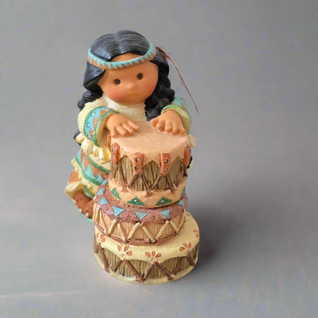 Enesco Friends of the Feather – “Three Tom-Tom-Toms” – 1997 Figurine (#3... - $21.78