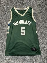 MILWAUKEE BUCKS FAST BREAK FANATICS YOUTH MEDIUM MALIK BEASLEY JERSEY #5... - $19.79
