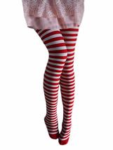 Angelique Womens Plus Size Striped Nylon Tights Opaque Hosiery Costume L... - $15.95+