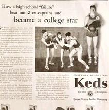 1930 US Rubber Co Keds Basketball Shoes Advertisement Boy&#39;s Life Footwea... - $378.90 MXN