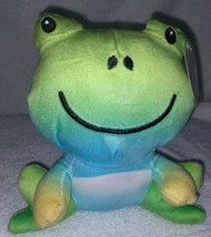 Colorful Cuties Whimsical FROG 6&quot;H Mini Stuffed Animal NWT - £7.87 GBP