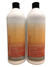 Redken Genius Wash Cleansing Conditioner Unruly Hair DUO 33.8 oz. Each - £26.37 GBP