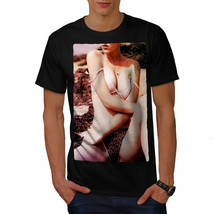 Wellcoda Erotic Girl Nude Sexy Mens T-shirt, Woman Graphic Design Printed Tee - £14.94 GBP+