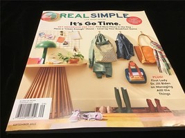 Real Simple Magazine Sept 2022 It&#39;s Go Time! Get Organized for Fall - $10.00