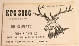 Vintage CB Ham radio Amateur Card KPC 3886 Gold Hill Oregon QSL  - £3.89 GBP
