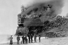 Cliff House Burning On Fire In San Francisco California 1907 Disaster 4X6 Photo - $8.99