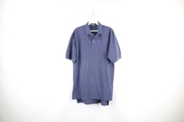 Vintage 90s Ralph Lauren Mens Medium Faded Pique Cotton Collared Golf Polo Shirt - £27.11 GBP