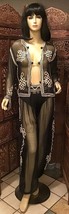 Vintage Sheer Black Harem Girl Lingerie Ensemble - $116.88