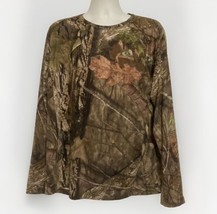 Mossy Oak No Fly Zone XL Long Sleeve Camouflage Hunting Fishing T Shirt LS - $13.20