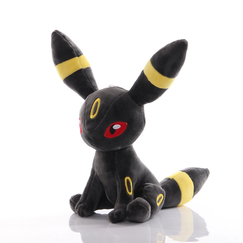 1pcs 25cm Anime Pokemon Umbreon Plush Stuffed Toys Doll Soft Cartoon Animals Toy - £10.88 GBP