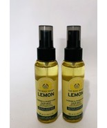 The Body Shop Lemon Caring &amp; Purifying Hair Mist 3.3 Fl Oz Lot Of 2 - £23.43 GBP