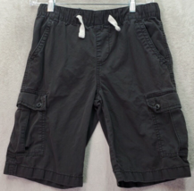 Lucky Brand Cargo Shorts Girls Medium Black 100% Cotton Elastic Waist Dr... - £14.41 GBP
