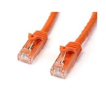 StarTech.com Cat6 Ethernet Cable - 100 ft - Orange - Patch Cable - Snagless Cat5 - $42.00